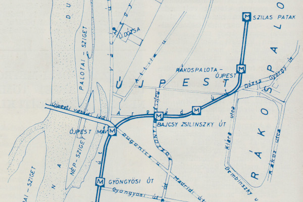 Budapest, M3 metró, meghosszabbítás, bélyegkép