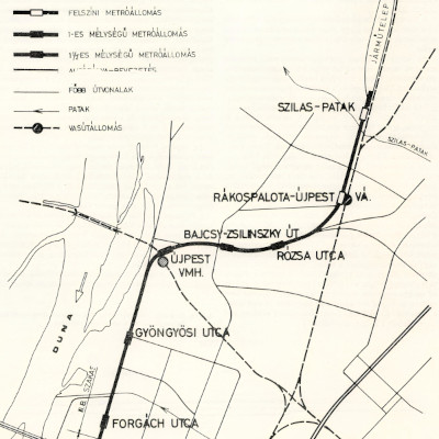 Budapest, M3 metró, meghosszabbítás, térkép