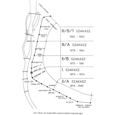 Budapest, M3 metró, térkép