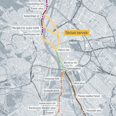 M5 metró térkép, BFK/NKK