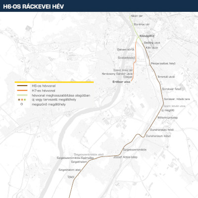 M5 metró térkép, BFK/NKK