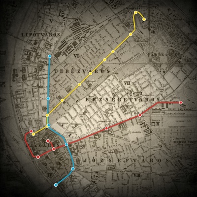 Balázs Mór metróhálózat terve, 1897