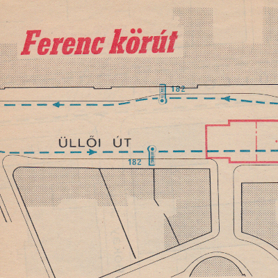 Budapest, M3 metró, Corvin-negyed, térkép